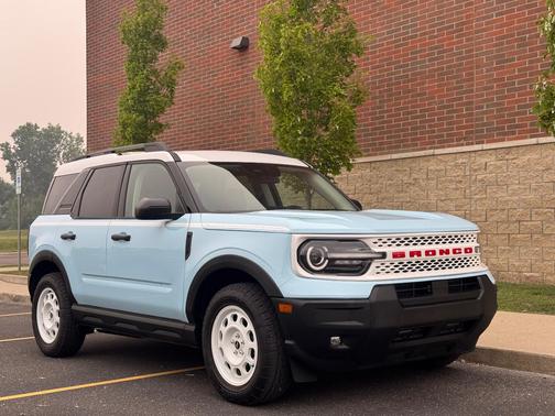 Blue 2025 Ford Bronco Sport Heritage