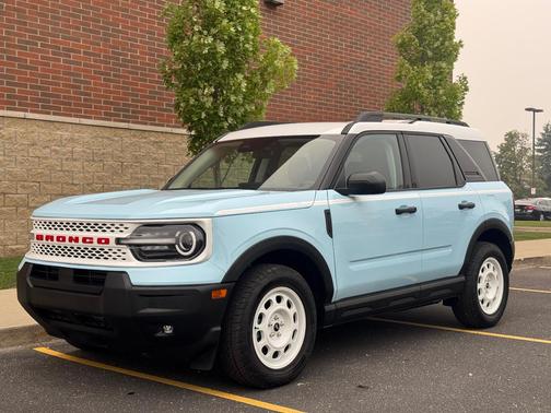 Blue 2025 Ford Bronco Sport Heritage