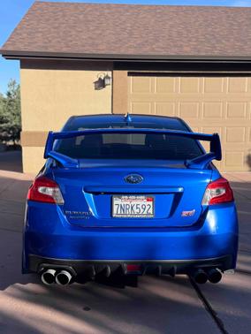 Blue 2016 Subaru WRX STI Base