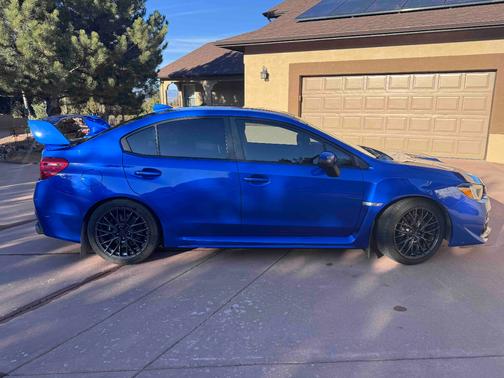Blue 2016 Subaru WRX STI Base