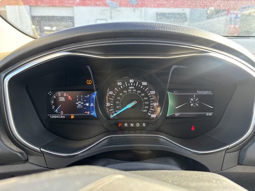 White 2017 Ford Fusion Titanium