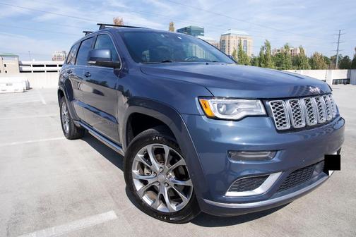 Blue 2021 Jeep Grand Cherokee Summit