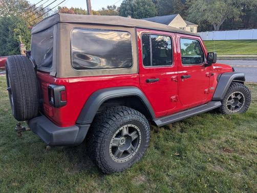 Red 2020 Jeep Wrangler Unlimited Sport