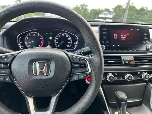 White 2018 Honda Accord LX