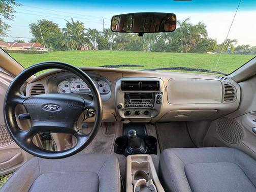 Beige 2002 Ford Explorer Sport Base