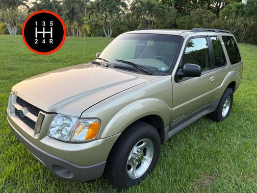Beige 2002 Ford Explorer Sport Base