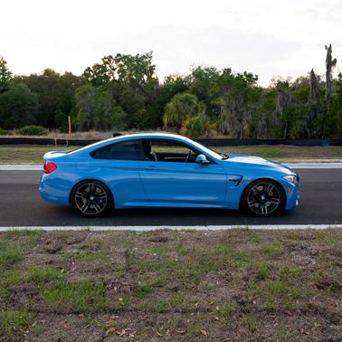 Blue 2015 BMW M4 Base
