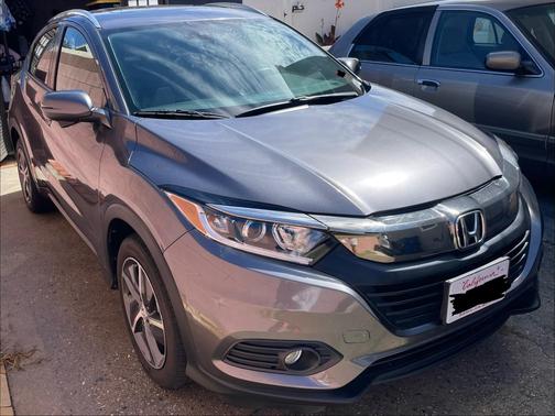 Gray 2022 Honda HR-V EX