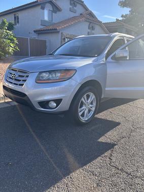 Silver 2010 Hyundai SANTA FE Limited