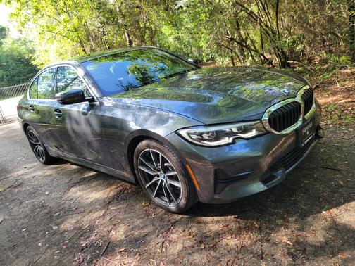 Gray 2019 BMW 330 i