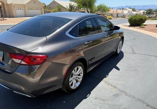 Gray 2016 Chrysler 200 Limited