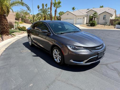 Gray 2016 Chrysler 200 Limited