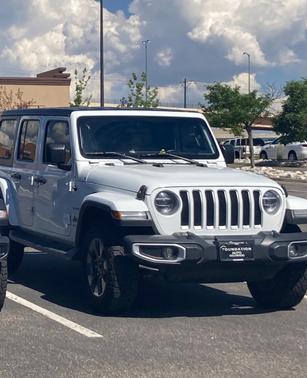 White 2018 Jeep Wrangler Unlimited Sahara