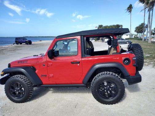 Red 2023 Jeep Wrangler Willys Sport