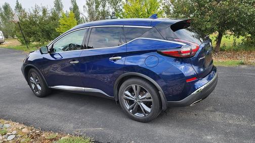 Blue 2019 Nissan Murano Platinum