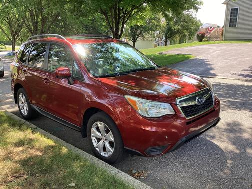 Red 2015 Subaru Forester 2.5i Premium
