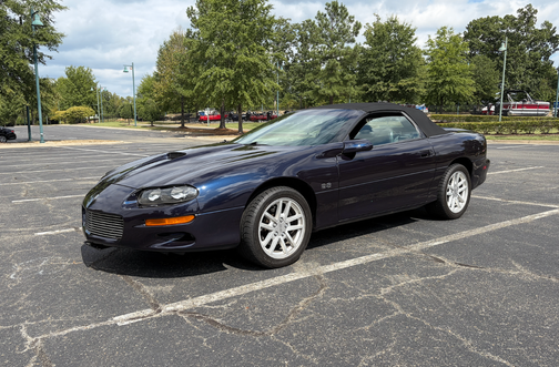 Blue 2000 Chevrolet Camaro Z28