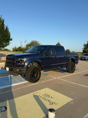 Blue 2017 Ford F-150 XLT