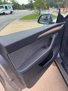 Silver 2025 Tesla Model Y Long Range AWD