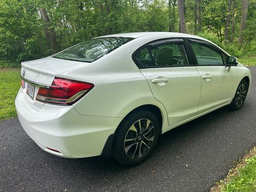 White 2013 Honda Civic EX