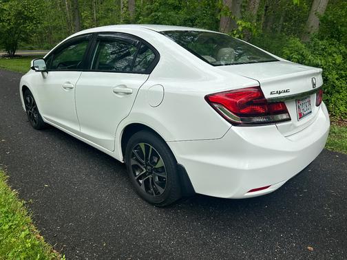 White 2013 Honda Civic EX