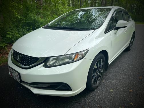 White 2013 Honda Civic EX