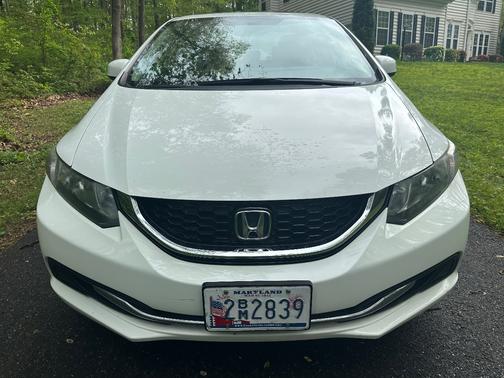 White 2013 Honda Civic EX