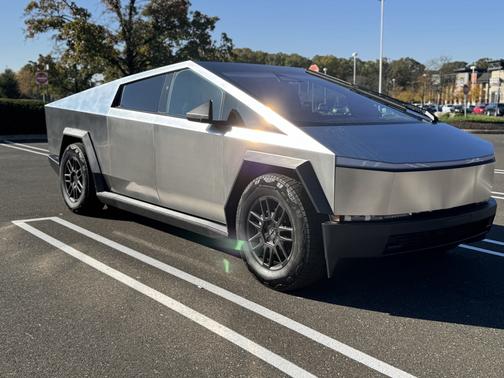Silver 2026 Tesla Cybertruck Cyberbeast