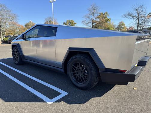Silver 2026 Tesla Cybertruck Cyberbeast