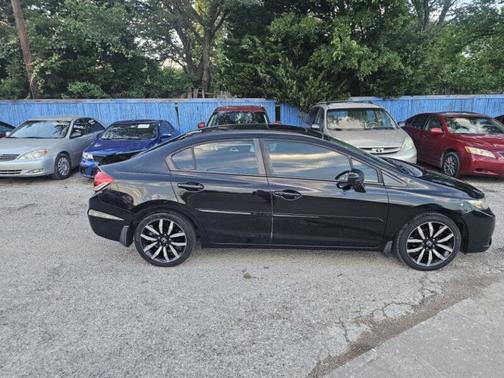Black 2015 Honda Civic EX-L