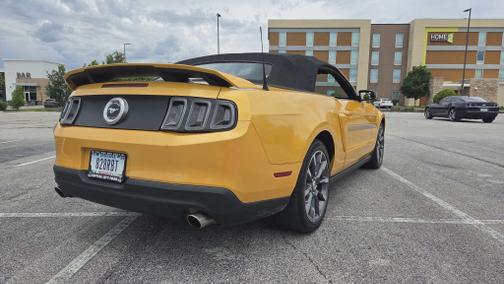 Yellow 2012 Ford Mustang GT Premium