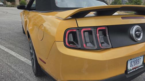 Yellow 2012 Ford Mustang GT Premium