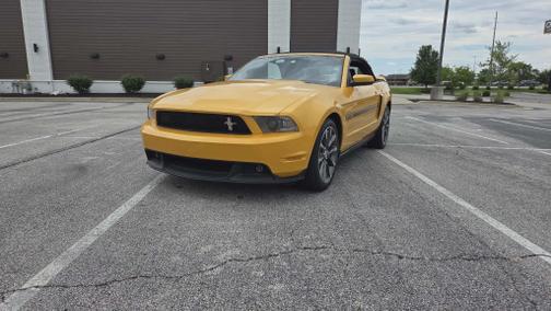 Yellow 2012 Ford Mustang GT Premium