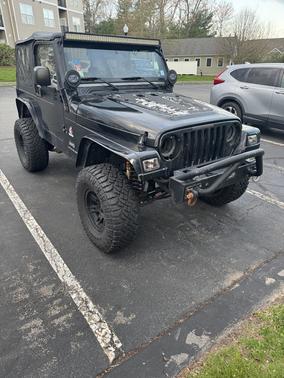 Black 2003 Jeep Wrangler X