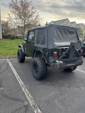 Black 2003 Jeep Wrangler X
