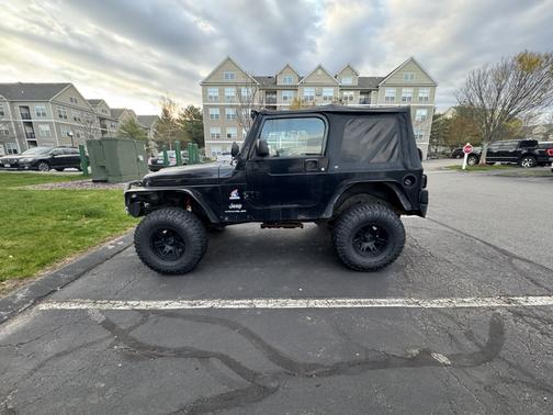 Black 2003 Jeep Wrangler X