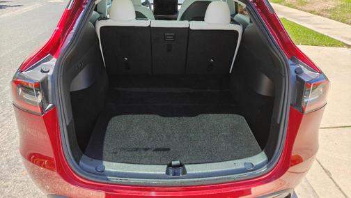 Red 2021 Tesla Model Y Long Range