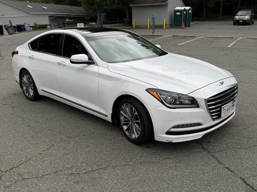 White 2016 Hyundai Genesis 3.8