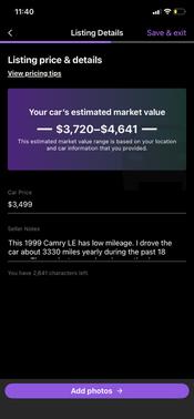 1999 Toyota Camry LE