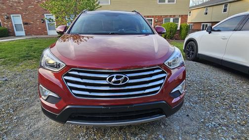 Red 2016 Hyundai SANTA FE Limited