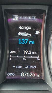 Red 2016 Hyundai SANTA FE Limited