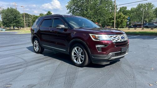 Red 2019 Ford Explorer XLT