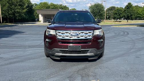 Red 2019 Ford Explorer XLT
