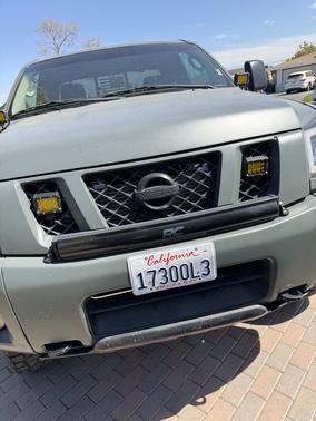 Green 2008 Nissan Titan PRO-4X King Cab