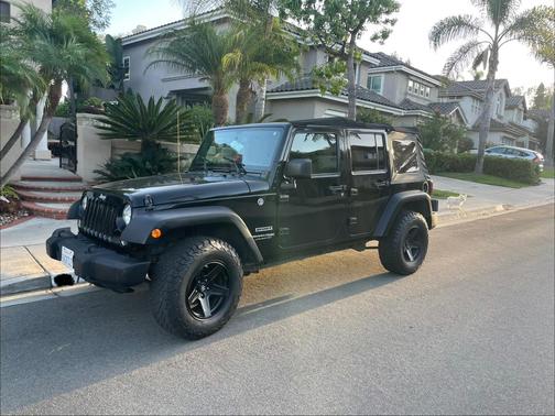 Black 2018 Jeep Wrangler JK Unlimited Sport