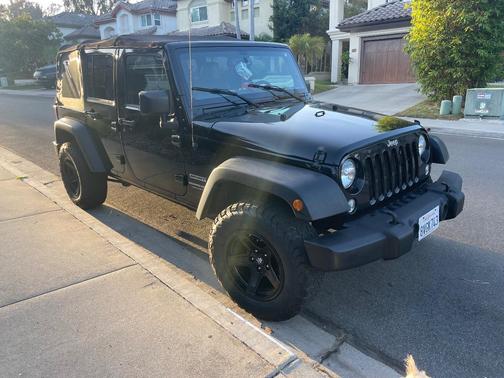 Black 2018 Jeep Wrangler JK Unlimited Sport