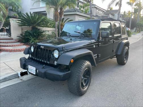 Black 2018 Jeep Wrangler JK Unlimited Sport