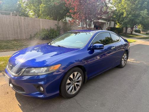 Blue 2015 Honda Accord EX-L