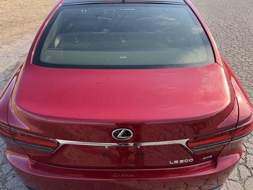 Red 2024 Lexus LS 500 Base