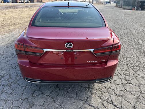 Red 2024 Lexus LS 500 Base